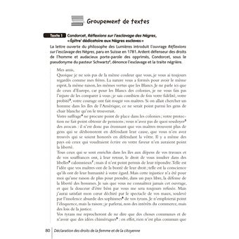 BiblioLycée - Déclaration des droits de la femme et de la citoyenne, de Gouges - BAC 2024