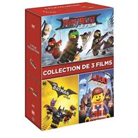 Coffret Films Lego 3 films DVD