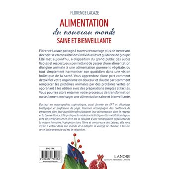 Alimentation du nouveau monde saine et bienveillante