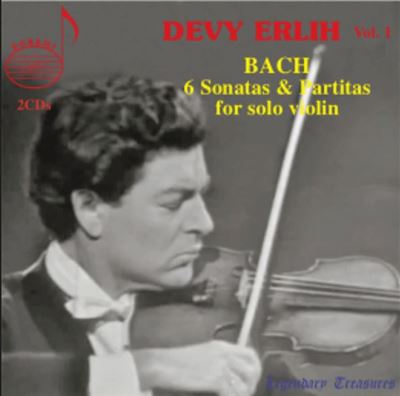 Six sonates et partitas pour violon seul Devy Erlih Edition