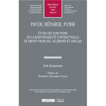 Payer, réparer, punir