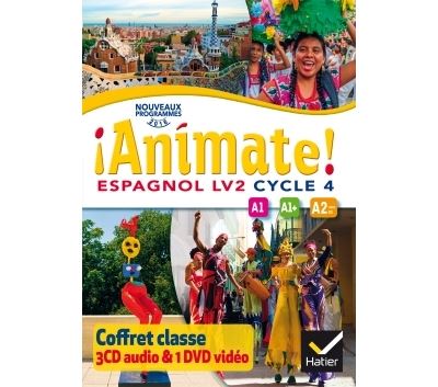 Animate Espagnol Cycle 4 éd. 2016 - Coffret CD Audio DVD