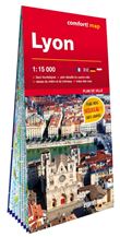 Lyon 1/15.000 (carte laminée format poche - plan de ville)