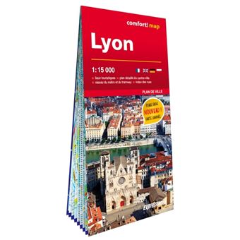 Lyon 1/15.000 (carte laminée format poche - plan de ville)