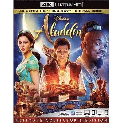 Aladdin en 4K Ultra HD, Blu-ray, DVD