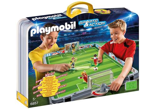 Playmobil Sports & Action 6857 Terrain De Football Transportable