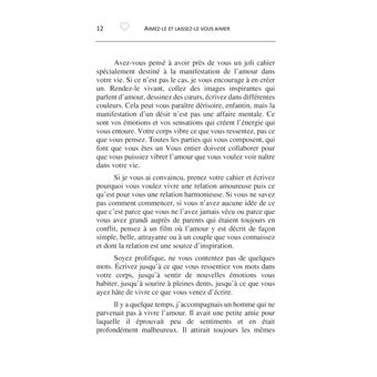 Aimez-vous et laissez-le vous aimer
