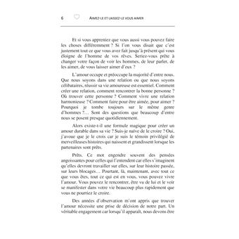 Aimez-vous et laissez-le vous aimer