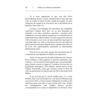 Aimez-vous et laissez-le vous aimer