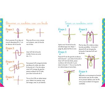 Mes bracelets scoubidous - coffret avec accessoires