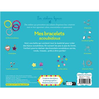 Mes bracelets scoubidous - coffret avec accessoires