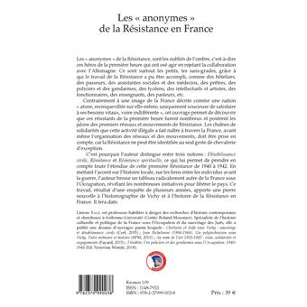 Les "anonymes" de la Résistance en France