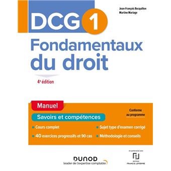 DCG 1 Fondamentaux du droit - Manuel