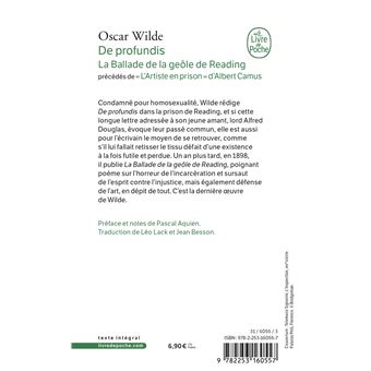 La Ballade De La Geôle De Reading - Oscar Wilde, édition 1947, Reliure Cuir