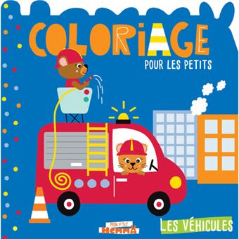 Mon P'tit Hemma Coloriage pour les petits  Les véhicules (Camion de