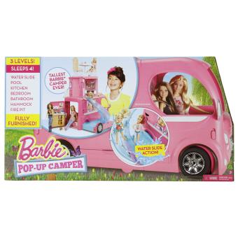 Poupée Barbie avec accessoires Camping Car Duplex - Poupée - Achat