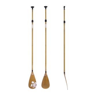 Pagaie pour Stand up Paddle SUP Jobe Bamboo Classic Beige