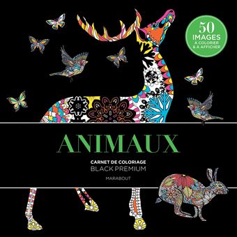 Carnet Black Premium animaux