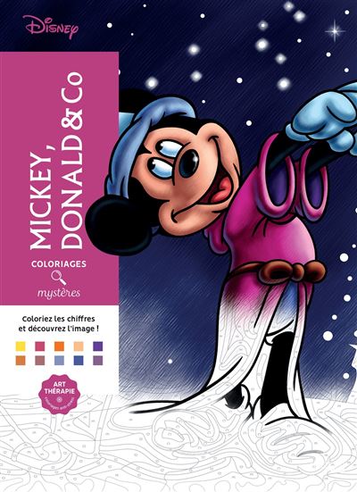 Mickey Coloriages Mysteres Disney Mickey Donald Co Mariez J Jeremy Mariez Broche Achat Livre Fnac