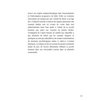 La manifestation de structures métapsychologiques dans des symboliques contextualisées