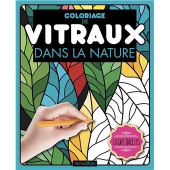 Coloriage de vitraux - Dans la nature