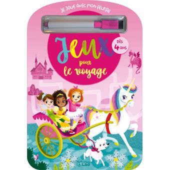 Jeux pour le voyage Je joue avec mon feutre rose