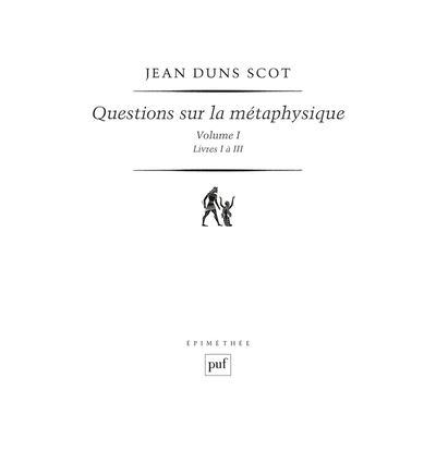 Questions sur la métaphysique