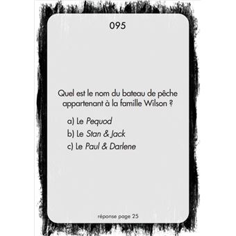 Boîte quiz Séries Marvel