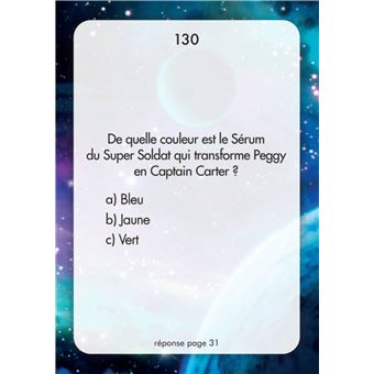 Boîte quiz Séries Marvel