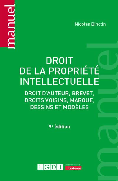 Droit de la propriete intellectuelle - 5eme edition
