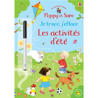 Poppy et Sam - Je trace, j'efface - Les activités d'été - Les contes de la ferme