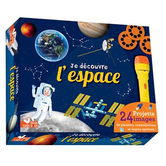 Je découvre l'espace - coffret avec lampe