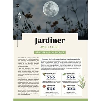 Jardiner avec la lune