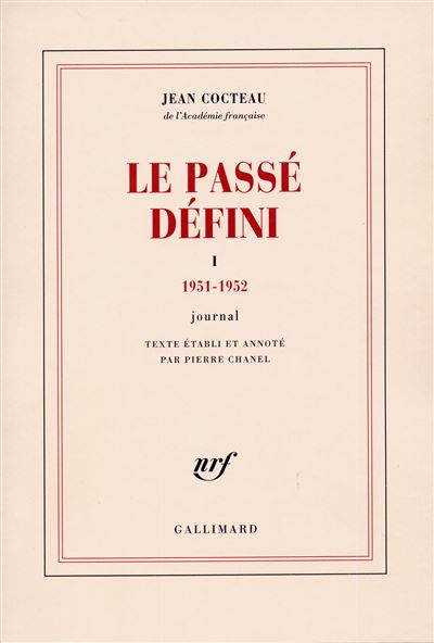 Le Passé défini - Jean Cocteau - broché