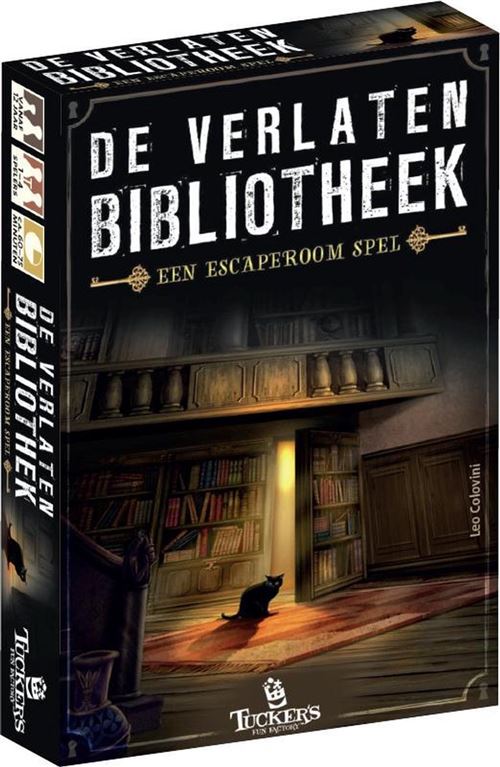 Jeux De Société De Verlaten Biibliotheek Tuckers Fun Factory Jeu en Néerlandais