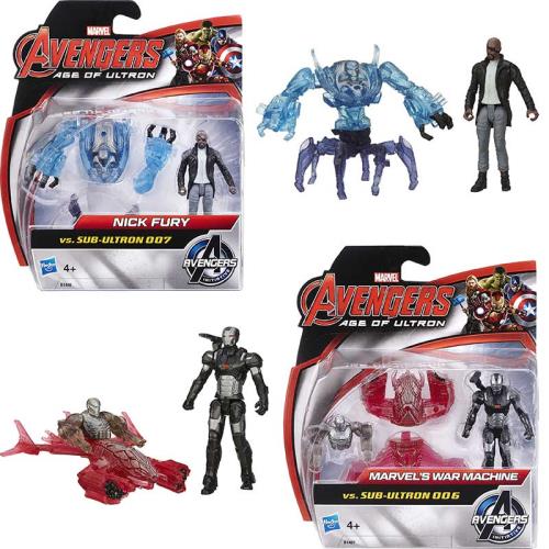 AVENGERS 2 FIGURINES /FIGUREN 2 PACK 6CM