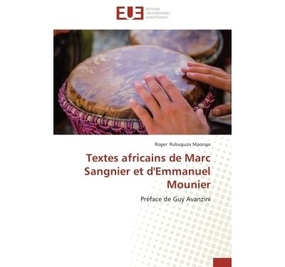 Textes africains de marc sangnier et d'emmanuel mounier