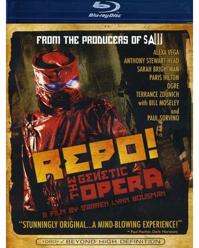 Repo! The Genetic Opera en Blu-ray