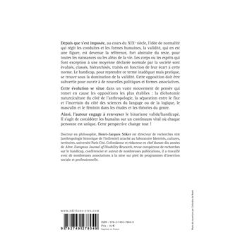 Au-delà de l'opposition valide et handicapé