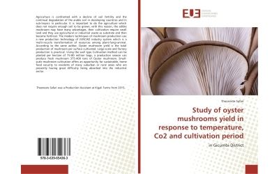 Study of oyster mushrooms yield in response to temperature,