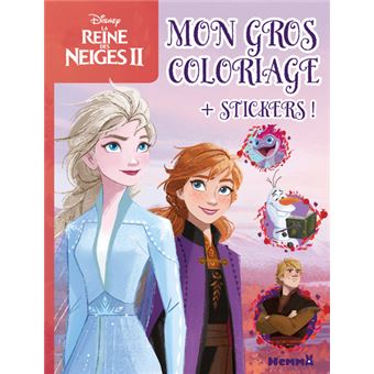 Disney La Reine des Neiges 2 Mon gros coloriage + stickers !