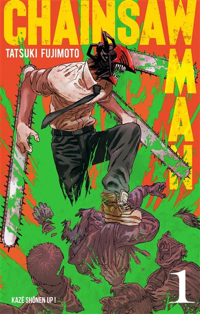 Couverture de Chainsaw Man n° 1 Chien et tronçonneuse