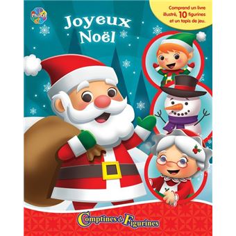 Joyeux Noel Comptines Et Figurines Coffret Avec 12 Figurines Et 1 Tapis De Jeu Broche Collectif Achat Livre Fnac