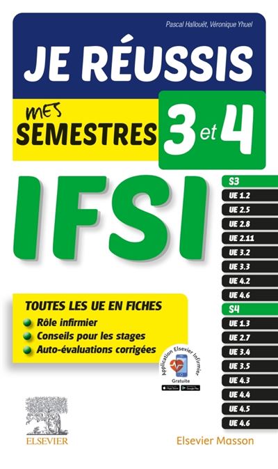 Je réussis mes semestres 3 et 4 - IFSI - Pascal Hallouët - broché