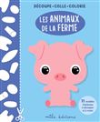 Découpe, colle, colorie - Les animaux de la ferme