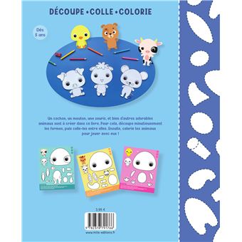 Découpe, colle, colorie - Les animaux de la ferme