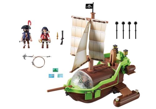 playmobil 9000 super 4 pirate chameleon with ruby