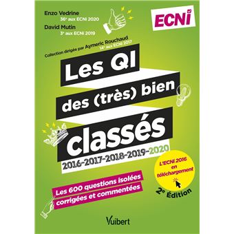 Les Questions Isolées des (très) bien classés 2016-2017-2018-2019-2020