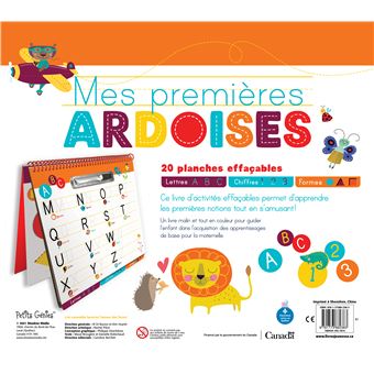 Mes premières ardoises pour la maternelle