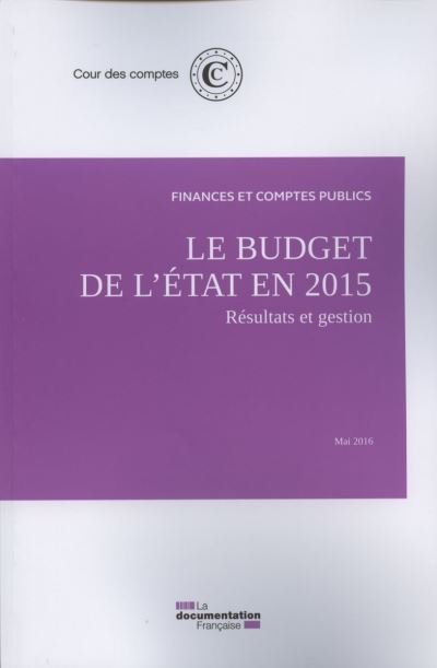 Le budget de l'état en 2015